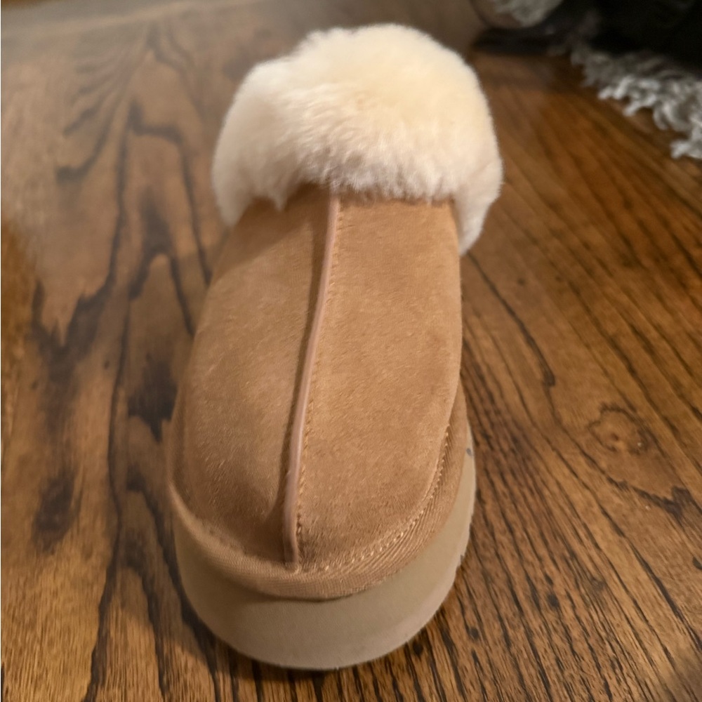 UGG Tan and Cream Women's Slippers